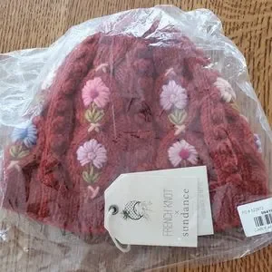 Sundance x French Knot Cable and Bobble Hat - terracotta Sundance | Accessories | Sundance X French Knot Cable And  main image 2